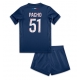 Paris Saint-Germain Willian Pacho #51 Kotipaita Lapsille 2024-25 Lyhythihainen (+ Lyhyet housut)