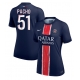 Paris Saint-Germain Willian Pacho #51 Kotipaita Naisten 2024-25 Lyhythihainen
