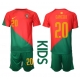 Portugali Joao Cancelo #20 Kotipaita Lapsille MM-kisat 2022 Lyhythihainen (+ Lyhyet housut)