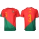 Portugali Pepe #3 Kotipaita MM-kisat 2022 Lyhythihainen