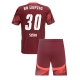 RB Leipzig Benjamin Sesko #30 Vieraspaita Lapsille 2024-25 Lyhythihainen (+ Lyhyet housut)