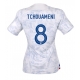 Ranska Aurelien Tchouameni #8 Vieraspaita Naisten MM-kisat 2022 Lyhythihainen