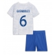 Ranska Matteo Guendouzi #6 Vieraspaita Lapsille MM-kisat 2022 Lyhythihainen (+ Lyhyet housut)