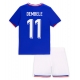 Ranska Ousmane Dembele #11 Kotipaita Lapsille EM-Kisat 2024 Lyhythihainen (+ Lyhyet housut)