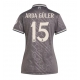 Real Madrid Arda Guler #15 Kolmaspaita Naisten 2024-25 Lyhythihainen