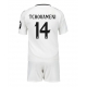 Real Madrid Aurelien Tchouameni #14 Kotipaita Lapsille 2024-25 Lyhythihainen (+ Lyhyet housut)