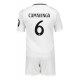 Real Madrid Eduardo Camavinga #6 Kotipaita Lapsille 2024-25 Lyhythihainen (+ Lyhyet housut)