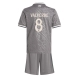 Real Madrid Federico Valverde #8 Kolmaspaita Lapsille 2024-25 Lyhythihainen (+ Lyhyet housut)