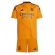 Real Madrid Jude Bellingham #5 Vieraspaita Lapsille 2024-25 Lyhythihainen (+ Lyhyet housut)