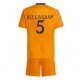 Real Madrid Jude Bellingham #5 Vieraspaita Lapsille 2024-25 Lyhythihainen (+ Lyhyet housut)