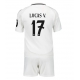 Real Madrid Lucas Vazquez #17 Kotipaita Lapsille 2024-25 Lyhythihainen (+ Lyhyet housut)
