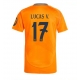 Real Madrid Lucas Vazquez #17 Vieraspaita 2024-25 Lyhythihainen