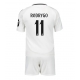 Real Madrid Rodrygo Goes #11 Kotipaita Lapsille 2024-25 Lyhythihainen (+ Lyhyet housut)