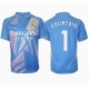 Real Madrid Thibaut Courtois #1 Maalivahti Kotipaita 2024-25 Lyhythihainen