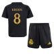 Real Madrid Toni Kroos #8 Kolmaspaita Lapsille 2023-24 Lyhythihainen (+ Lyhyet housut)