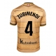 Real Sociedad Martin Zubimendi #4 Vieraspaita 2024-25 Lyhythihainen
