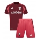 River Plate Vieraspaita Lapsille 2024-25 Lyhythihainen (+ Lyhyet housut)