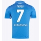 SSC Napoli David Neres #7 Kotipaita 2024-25 Lyhythihainen