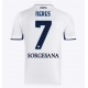 SSC Napoli David Neres #7 Vieraspaita 2024-25 Lyhythihainen