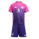 Saksa Pascal Gross #5 Vieraspaita Lapsille EM-Kisat 2024 Lyhythihainen (+ Lyhyet housut)