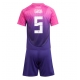 Saksa Pascal Gross #5 Vieraspaita Lapsille EM-Kisat 2024 Lyhythihainen (+ Lyhyet housut)