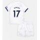 Tottenham Hotspur Cristian Romero #17 Kotipaita Lapsille 2023-24 Lyhythihainen (+ Lyhyet housut)