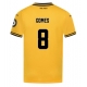 Wolves Joao Gomes #8 Kotipaita 2024-25 Lyhythihainen