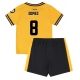 Wolves Joao Gomes #8 Kotipaita Lapsille 2024-25 Lyhythihainen (+ Lyhyet housut)