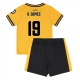 Wolves Rodrigo Gomes #19 Kotipaita Lapsille 2024-25 Lyhythihainen (+ Lyhyet housut)