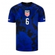 Yhdysvallat Yunus Musah #6 Vieraspaita MM-kisat 2022 Lyhythihainen