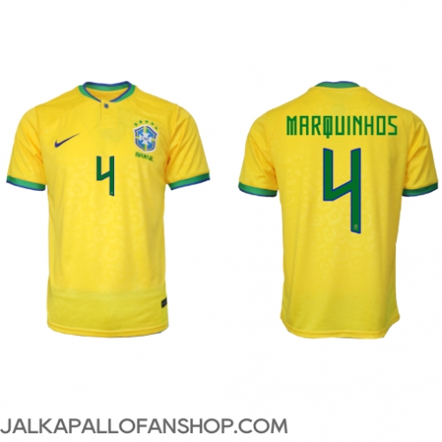 Brasilia Marquinhos #4 Kotipaita MM-kisat 2022 Lyhythihainen