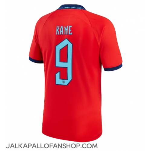 Englanti Harry Kane #9 Vieraspaita MM-kisat 2022 Lyhythihainen